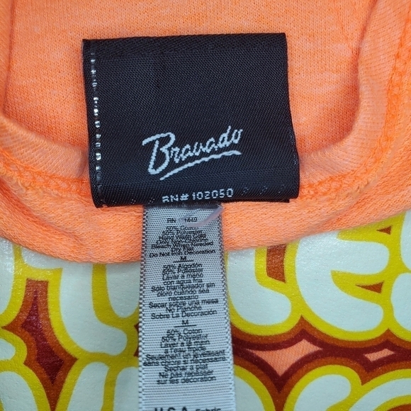 Harley Davidson Orange Tank Sz M - Picture 9 of 9